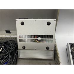 Meridian stage pro AS802ADC mixer, housed in a hard case, Xenyx X1222USB mixer and a Citronic CSL-10 mixing console, boxed (3)