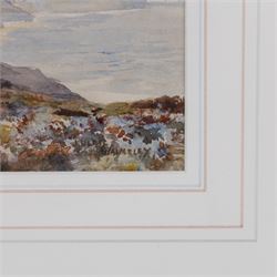 James Ulric Walmsley (British 1860-1954): Robin Hood's Bay from Ravenscar, watercolour signed 18cm x 26cm