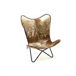 Cowhide Slung Chair 