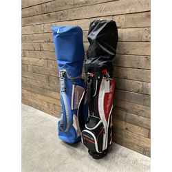 Two sets of golf clubs maruman and adidas