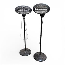 Two electric floor standing patio heaters, OL1822V2, 2000W