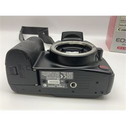Canon EOS Digital Rebel camera body, serial no. 1960505067, with 'Canon Zoon EF-S 18-55mm 1:3.5-5.6 II' lens, in original box 