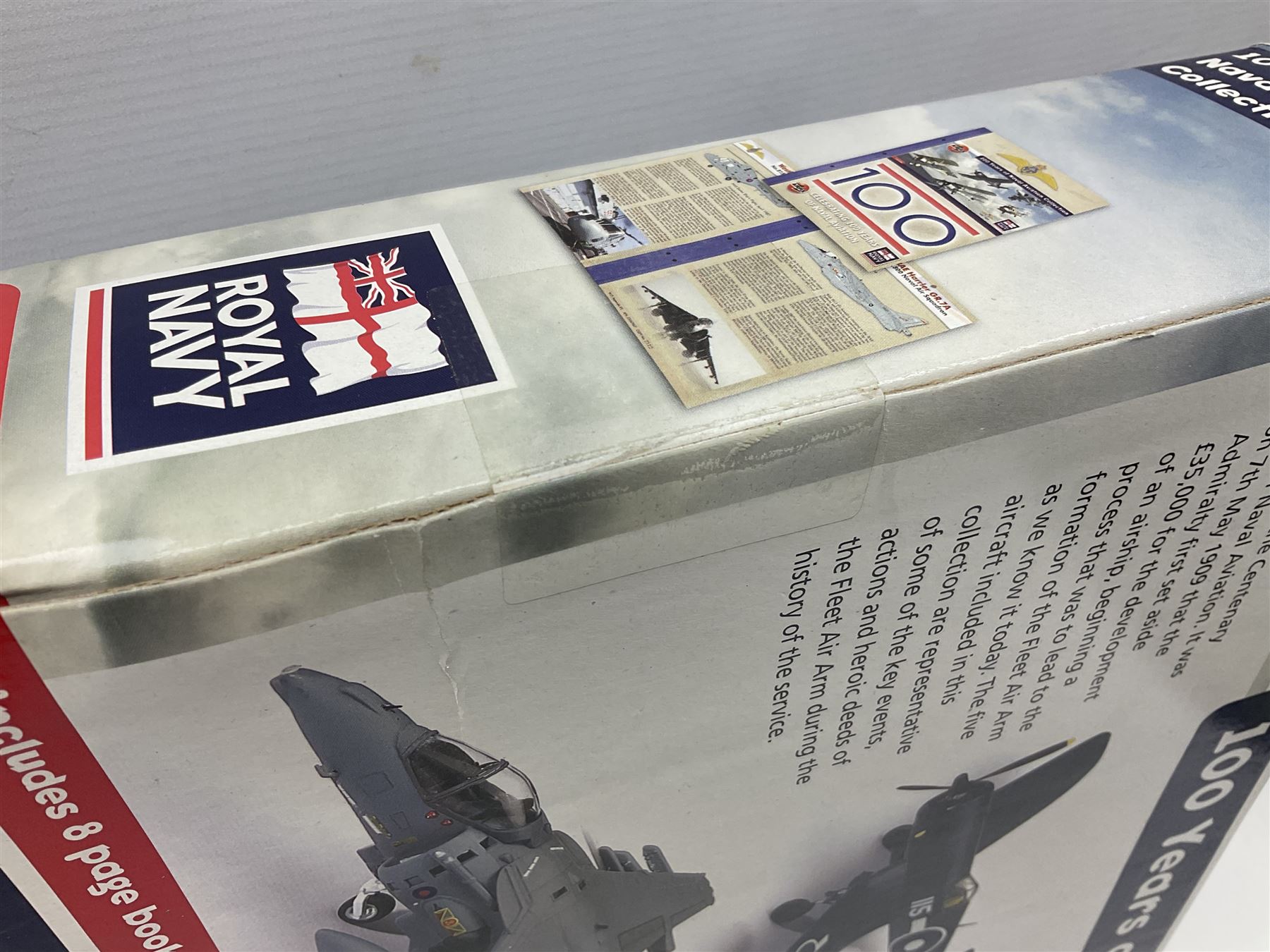 Airfix 100 Years of Naval Aviation Collection construction kit; and 21st Century Toys Messerschmitt BF-109G-14 construction kit; both boxed (2)