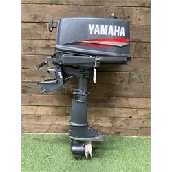 Yamaha 4 outboard motor - THIS LOT IS TO BE COLLECTED BY APPOINTMENT FROM DUGGLEBY STORAGE, GREAT HILL, EASTFIELD, SCARBOROUGH, YO11 3TX