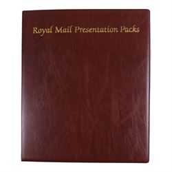 Queen Elizabeth II mint decimal stamps, all in presentation packs, face value of usable po...