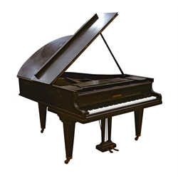  Early 20th century Bechstein model L ebonised baby grand piano, iron framed and overstrung movement, circa. 1901, serial no. 60337, L170cm  