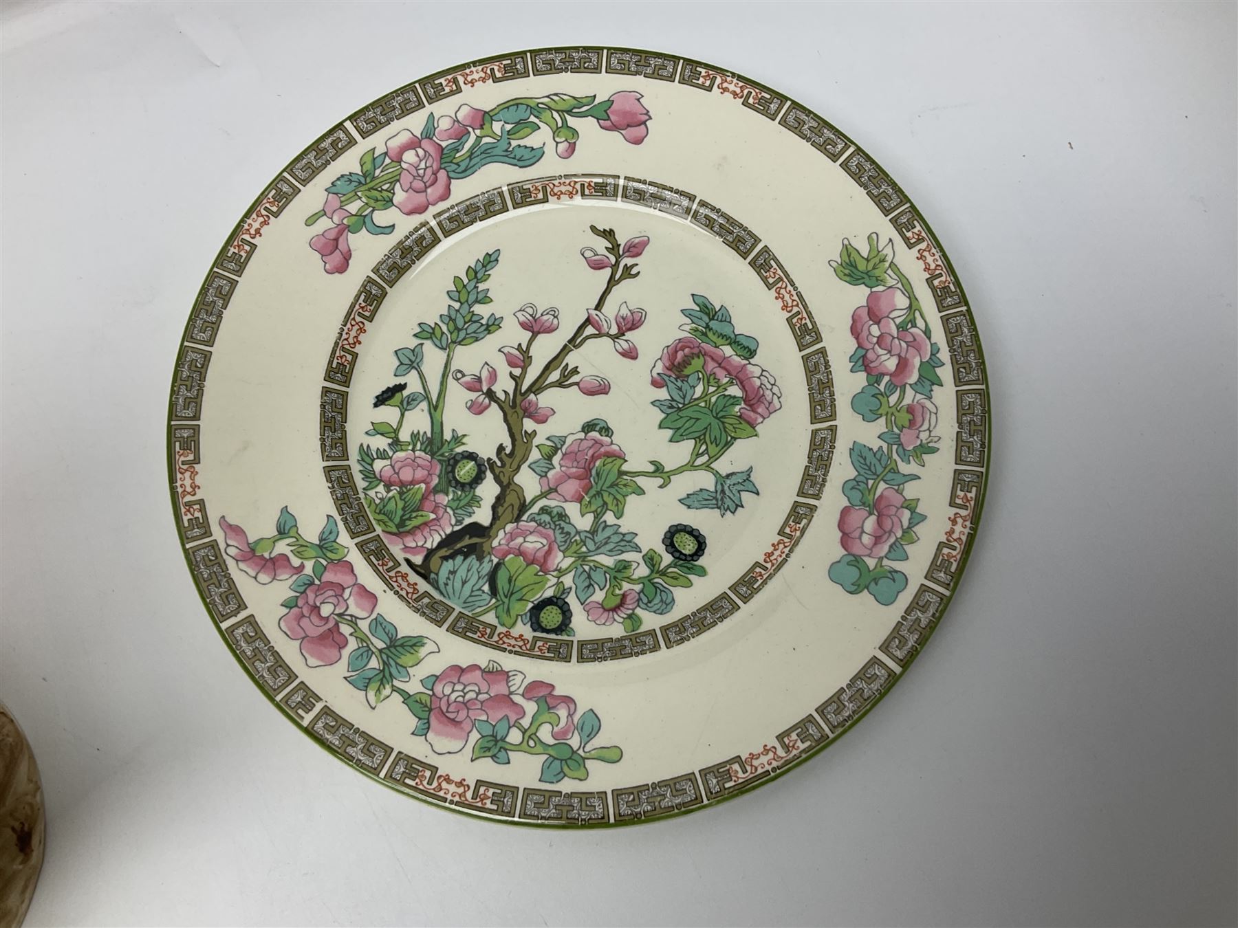 Murano glass dish together with three Myott jugs etc