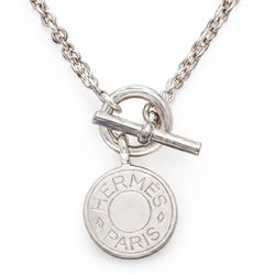 Hermès Amulettes Ex-Libres silver pendant necklace, London 2018, boxed