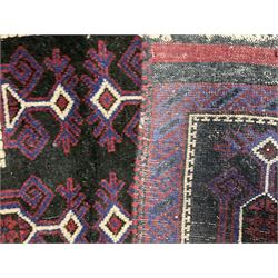 Persian Tree of Life design rug (140cm x 82cm), and a Persian prayer rug (130cm x 73cm)