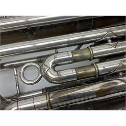 Salvation Army Class A Bb tuba for restoration or display H79cm