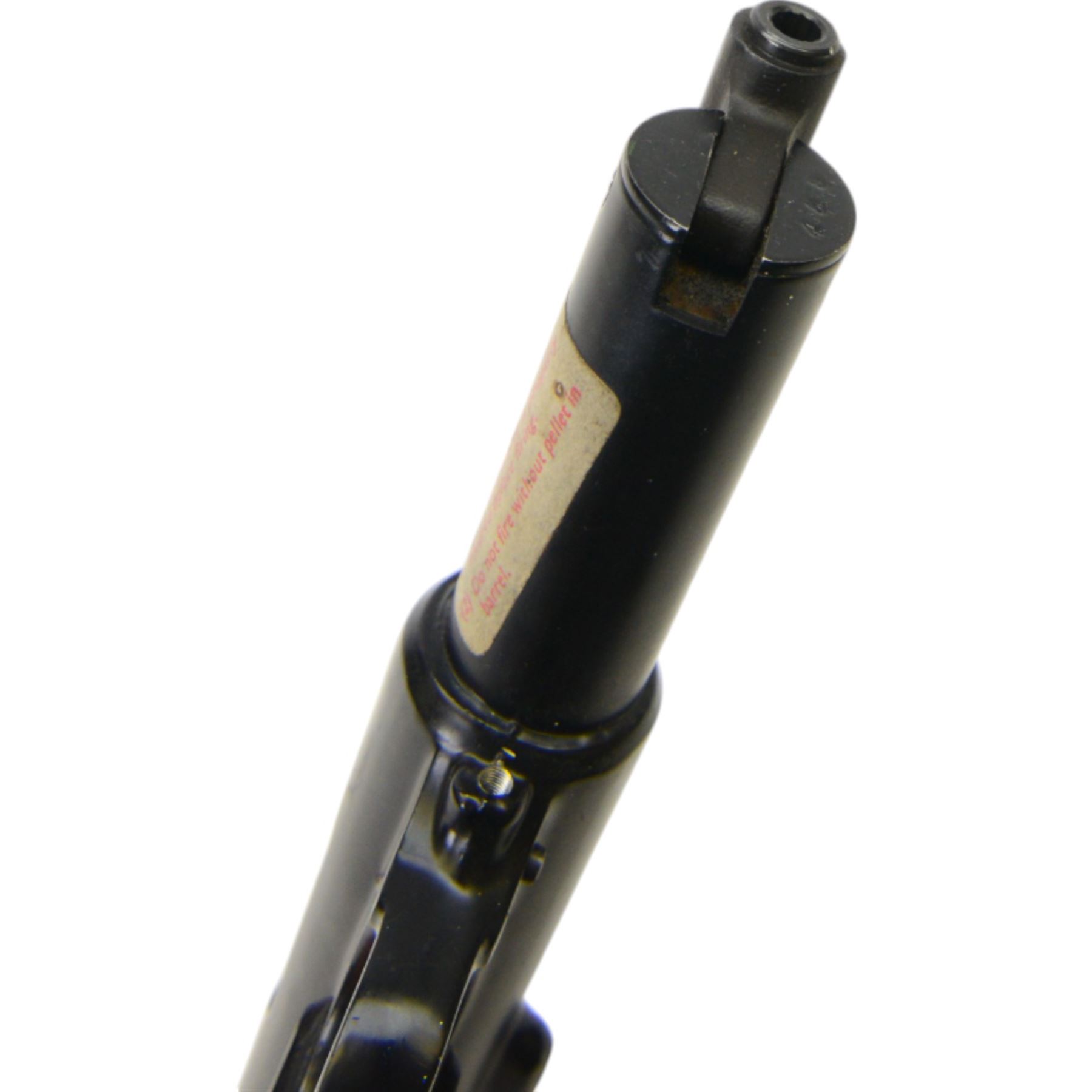 Webley Premier Mark II .22 air pistol, the chamber marked 'Webley & Scott Ltd Premier MK. II made in England', with checkered grip, H14cm, L20cm