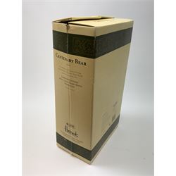 Steiff limited edition Harrods Centenary Bear No.1127/2000, with musical movement playing 'Anniversary Waltz' H17