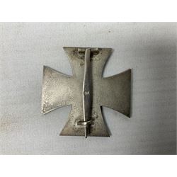 WW2 German Iron Cross 1st Class, the pin stamped 26