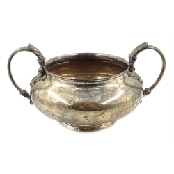  William IV Irish silver sugar bowl by Robert W Smith Dublin 1832 20cm overall 12.5oz  