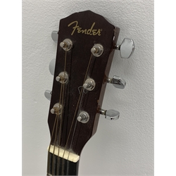  Fender DG-5NAT acoustic six-string guitar with rosewood style back and sides and blond wood top, serial no.CS05072941 L104cm  