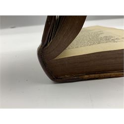 Homer's Illiad, 1554, with engraved title plate, complete book in greek text, the book has been rebound and rebacked