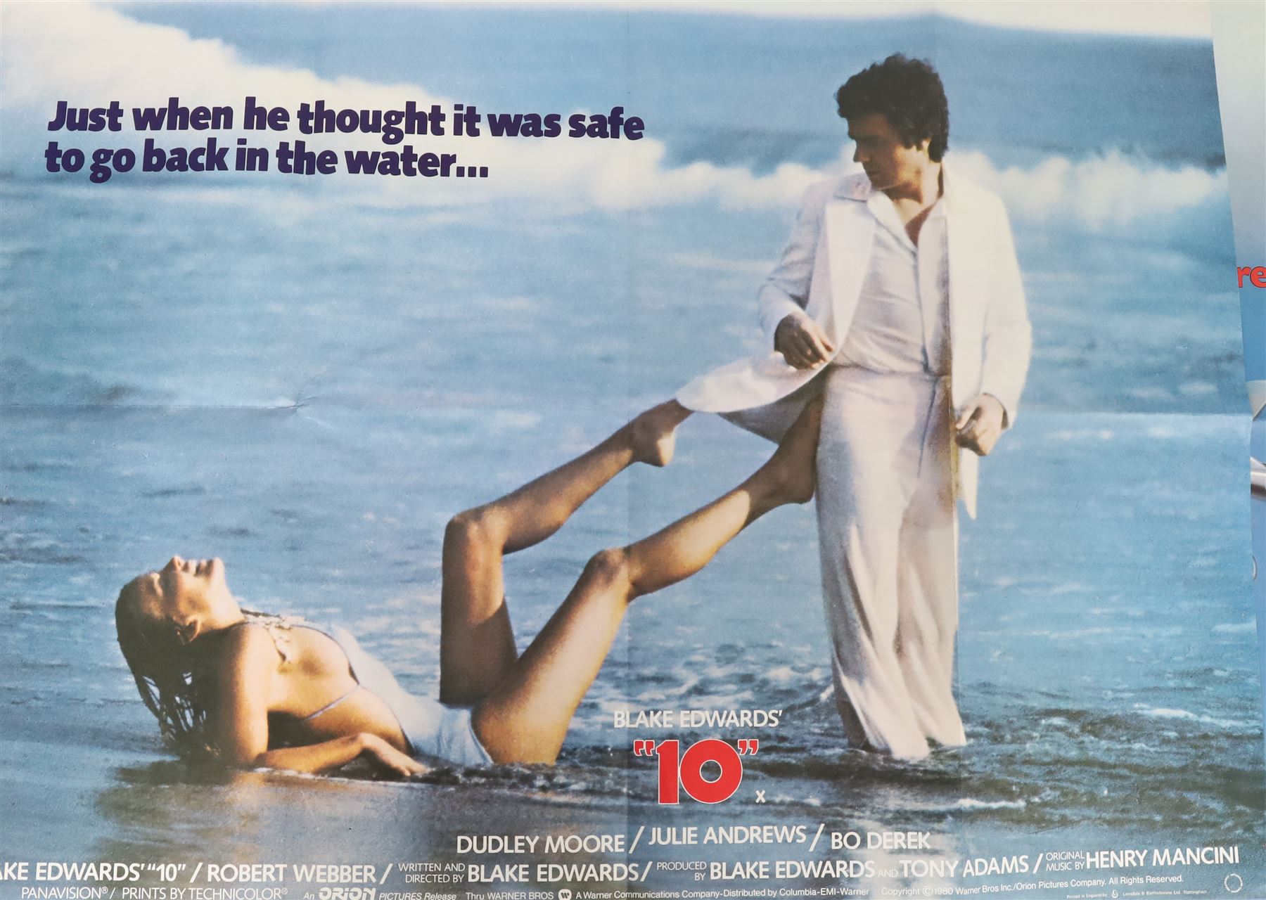 Nine film posters, including Saturn 3, Airplane, Amityville Horror, 10 and five Oscar Winners examples given free with The Times in 2007