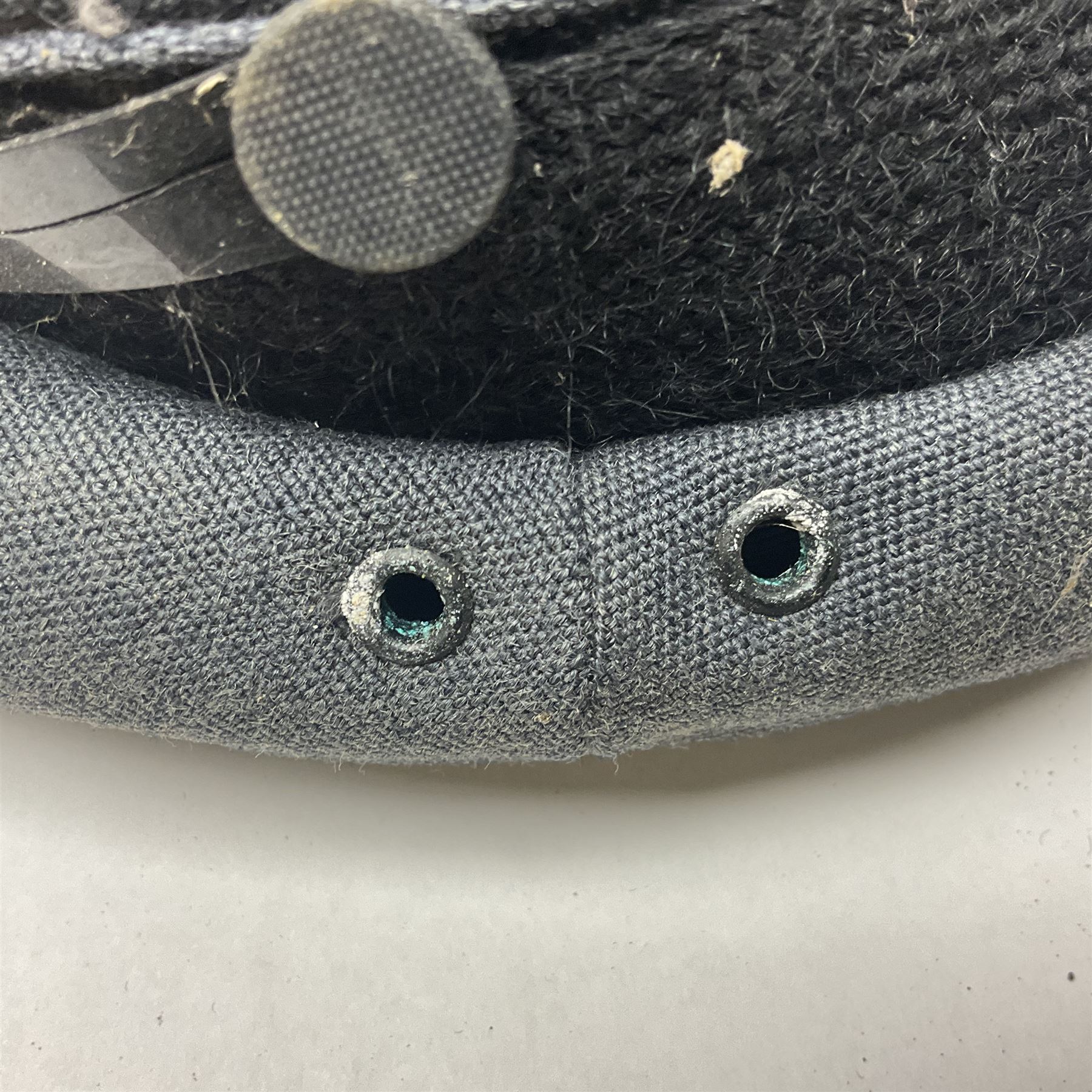 Two air force jackets, together with two helmets and Bamberger Mutzen Industrie German military hat and two others 