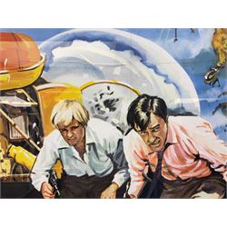 Helicopter Spies - Man from Uncle poster, framed and glazed, overall H79cm L104cm