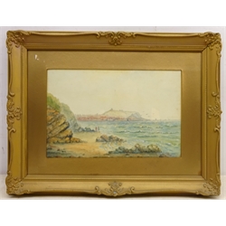  View Towards Scarborough, 19th/early 20th century watercolour signed A Williams 22.5cm x 34.5cm  