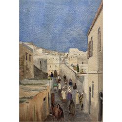 Continental School (20th century): North African Scene, watercolour unsigned 25cm x 17cm
