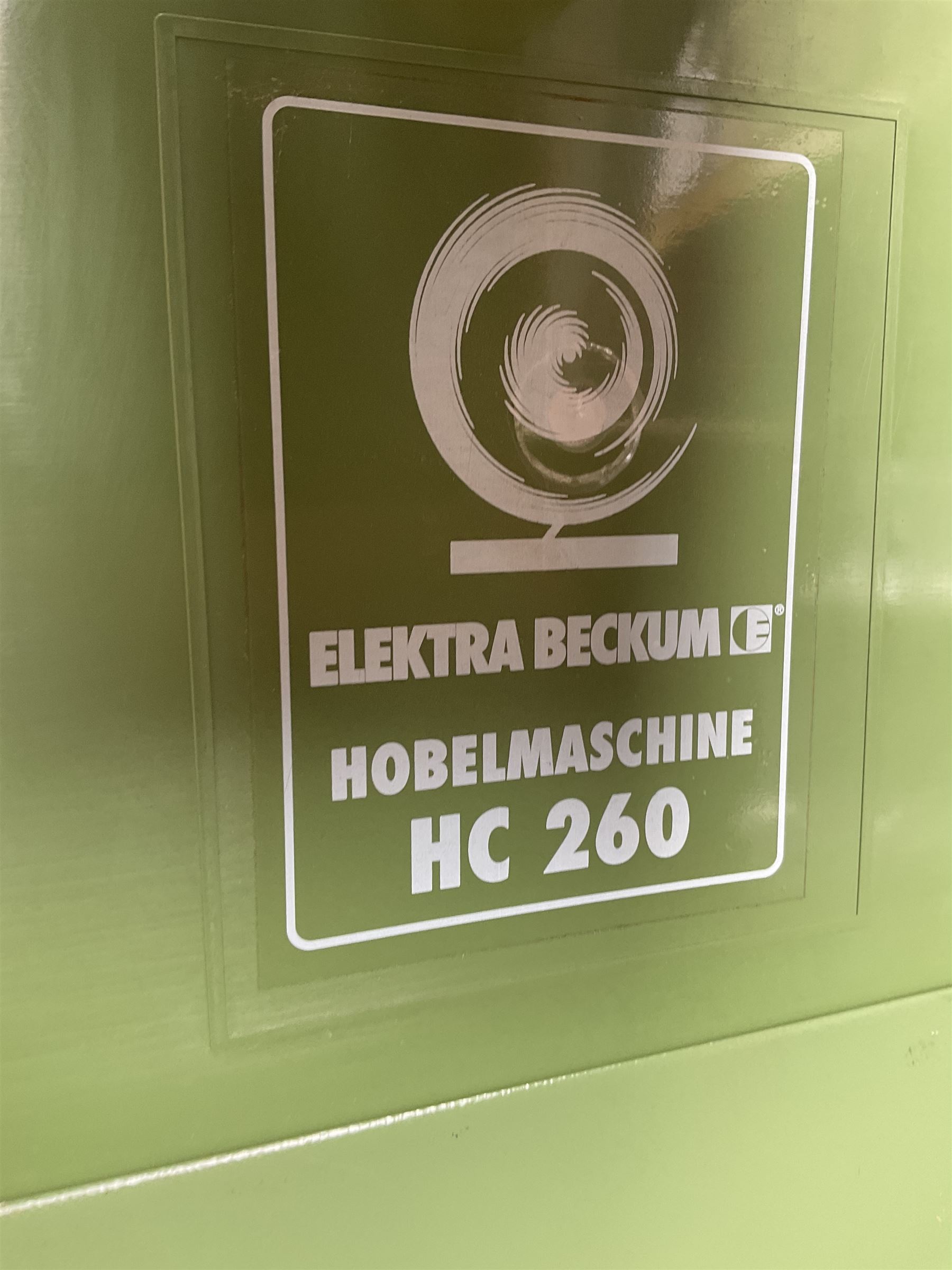 ELEKTRA BECKUM HOBELMASCHINE HC 260 surface planer 