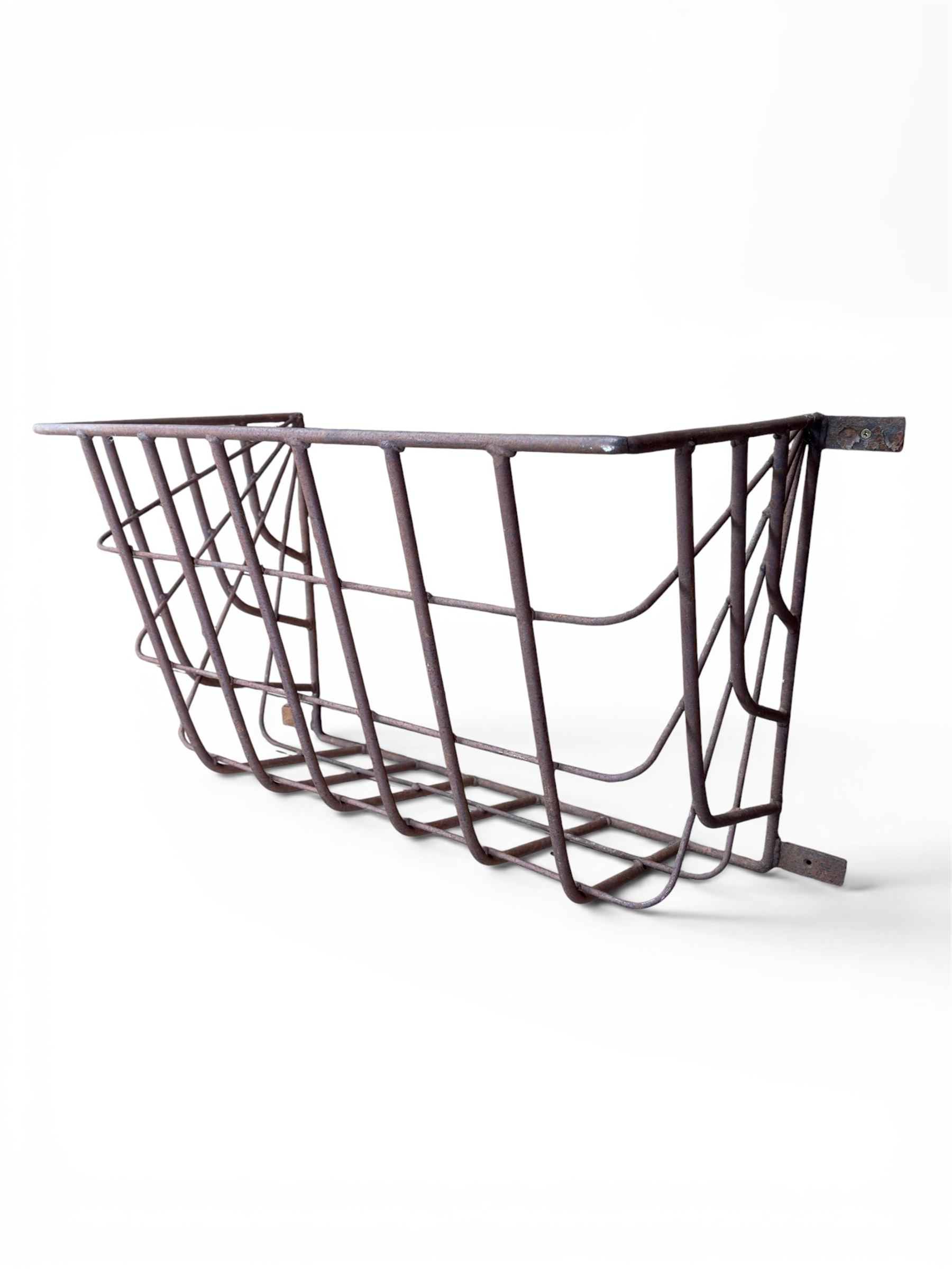 Large country stables wrought iron hay rack