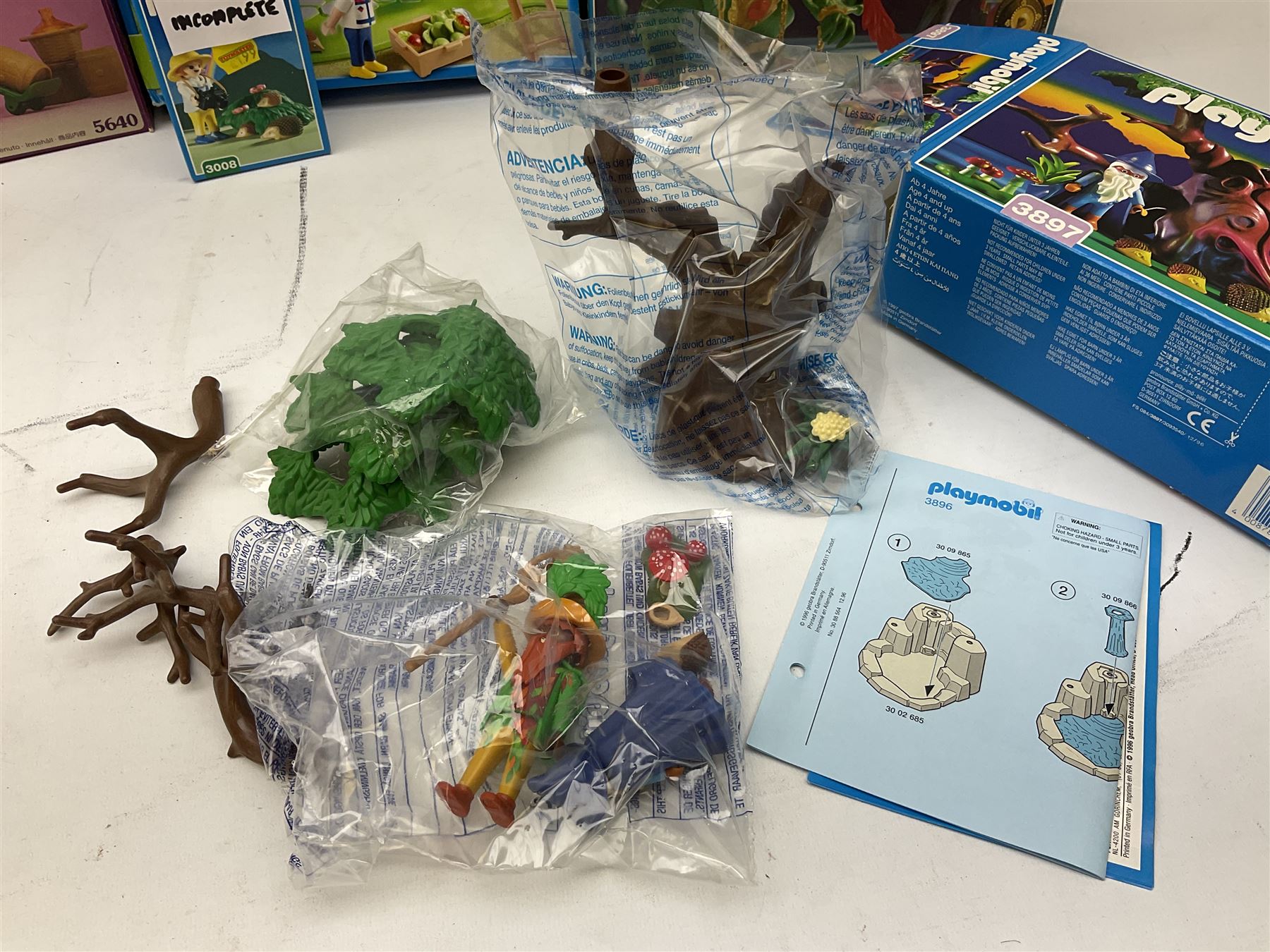 Playmobil - ten boxed sets nos.3008, 3824, 3840, 3894, 3897, 3933, 4146, 5104, 5640 and 9050; Playmobil Collector's Book 2009; and four catalogues 2011-13