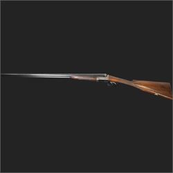Atkinson & Griffin, 16 bore, double trigger, boxlock side by side shotgun, 71cm (28