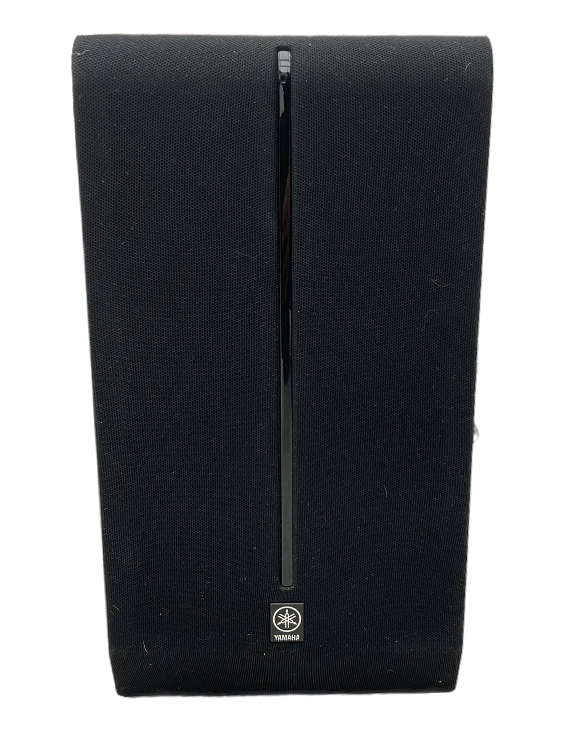 YAMAHA sound system - HTR-6030 natural sound receiver amplifier, four NX-E270 speakers, NX-C270 bar speaker, SW-P270 subwoofer 