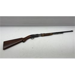 FIREARMS CERTIFICATE REQUIRED - Belgian Browning FN pump action .22 LR rifle, the 56cm(22