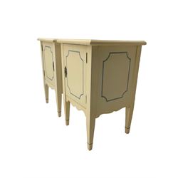 Laura Ashley - pair of painted bedside cabinets