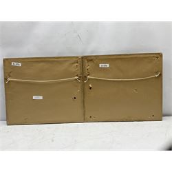 H R Asquith (British early 19th century): Fjord Scenes, pair watercolours signed and dated 1813, 16cm x 24cm (2)