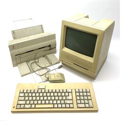 Macintosh SE/30 Apple Computer Model No: M5119, Apple keyboard Model No: M0118, Stylewriter printer M8000 with owners guides and disks 