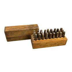 Set of Priority lettering Marking Punche