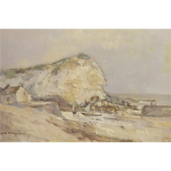  William B Dealtry (British 1915-2007): 'Staithes', oil on board signed 29cm x 44cm  DDS - Artist's resale rights may apply to this lot   