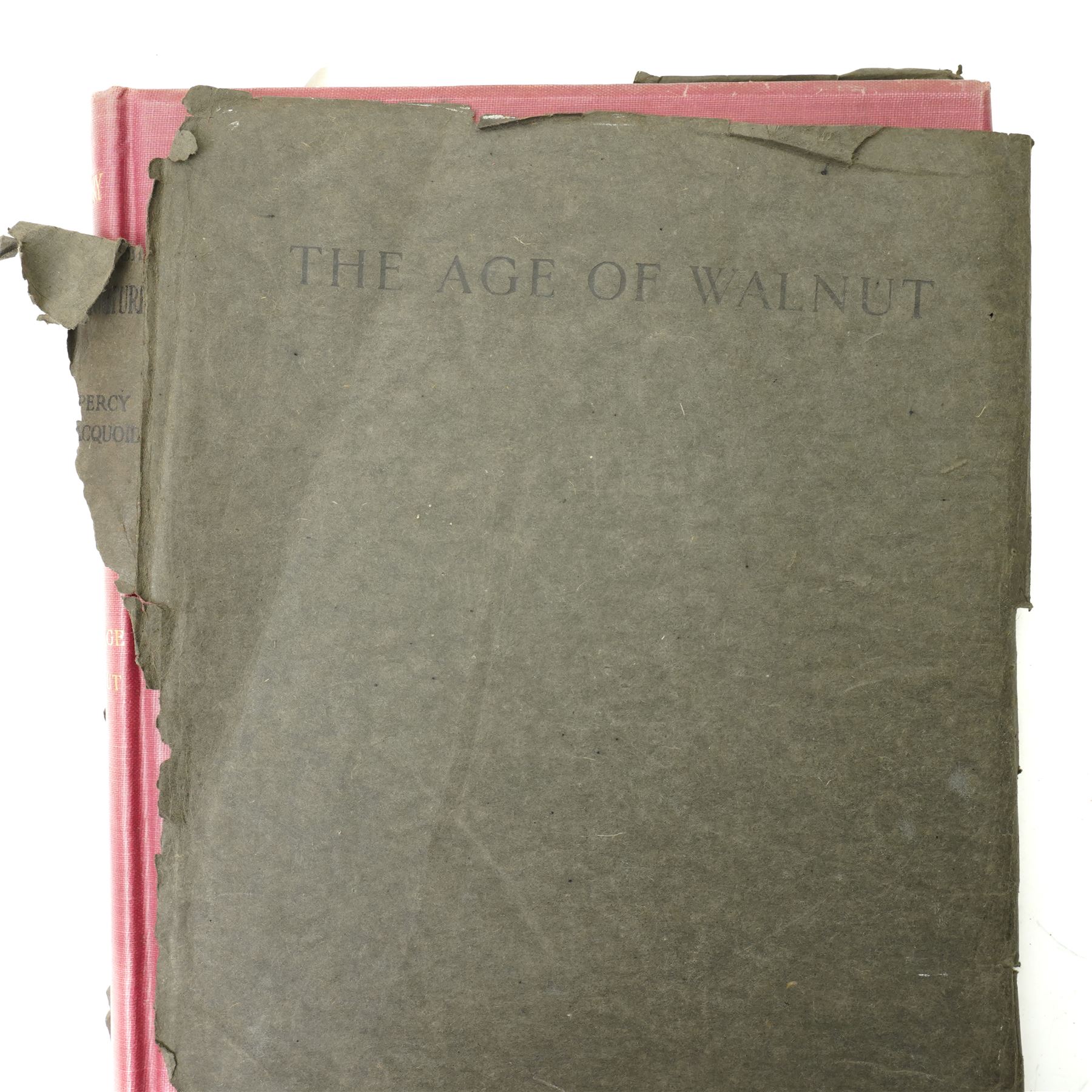 Macquoid, Percy - 'A History of English Furniture' published by Medici Society 1925 and 1928  'Age of Oak', 'Age of Satinwood',  'Age of Walnut' and 'Age of Mahogany'  four volumes with dust wrappers