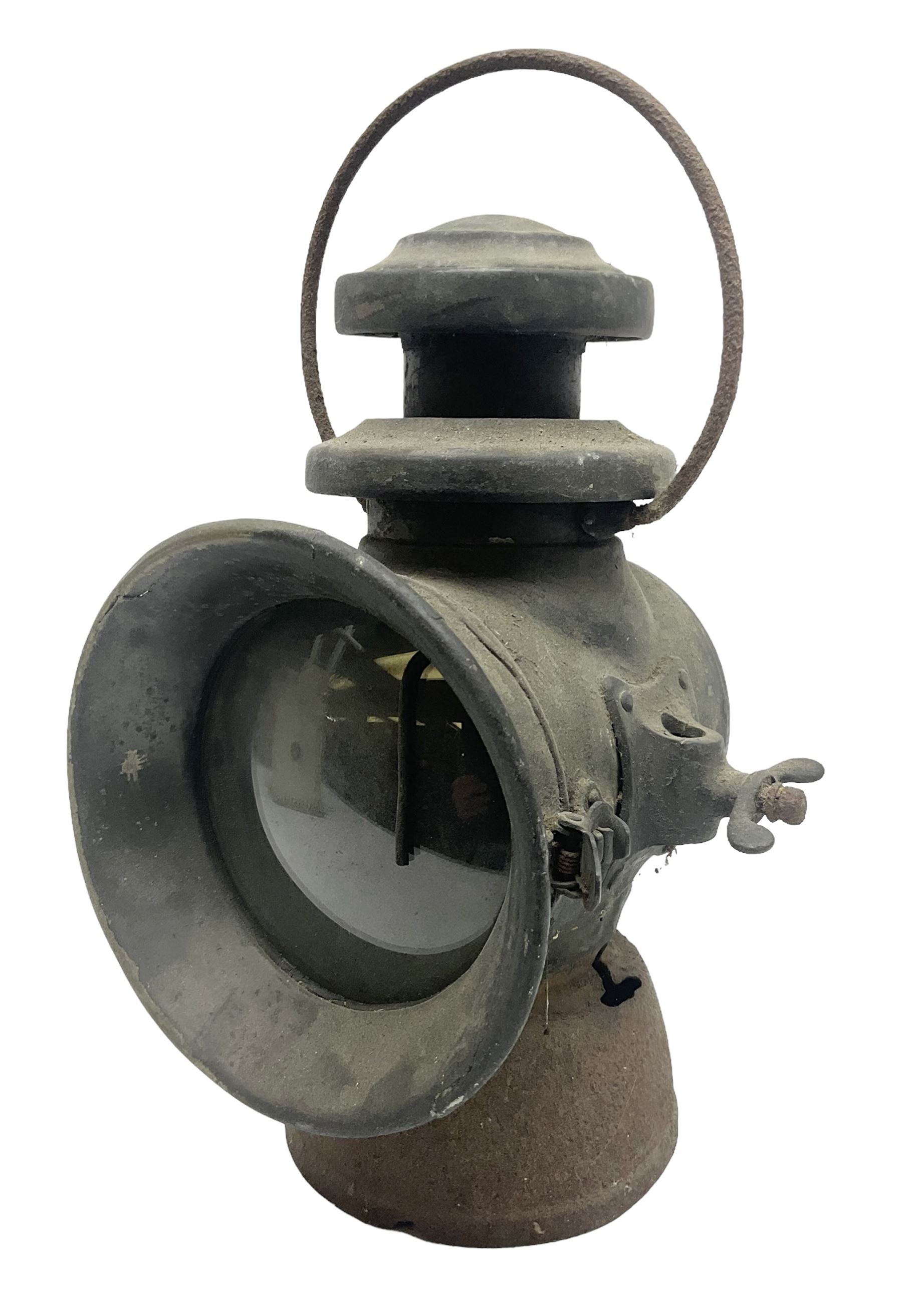 Early 20th century Lucas 742 King of the Road brass car lamp