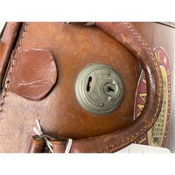 Leather gladstone/ doctors bag, H27cm