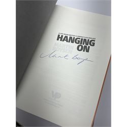 Mostly signed book relating to climbing or mountaineering including 'Hanging On' by Martin Boysen, 'One Day As A Tiger' by John Porter, 'Toughing It Out' by David Hempleman-Adams, 'The White Line' by Andy Cave etc (6)