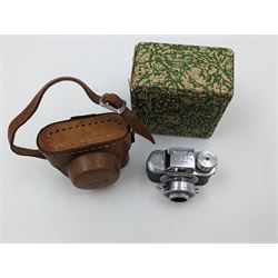 HIT spy camera, in original case, with box