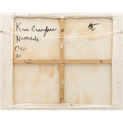Kane Cunningham (British 1961-): 'Northdale', oil on canvas, signed titled and dated '21 verso 119cm x 149cm