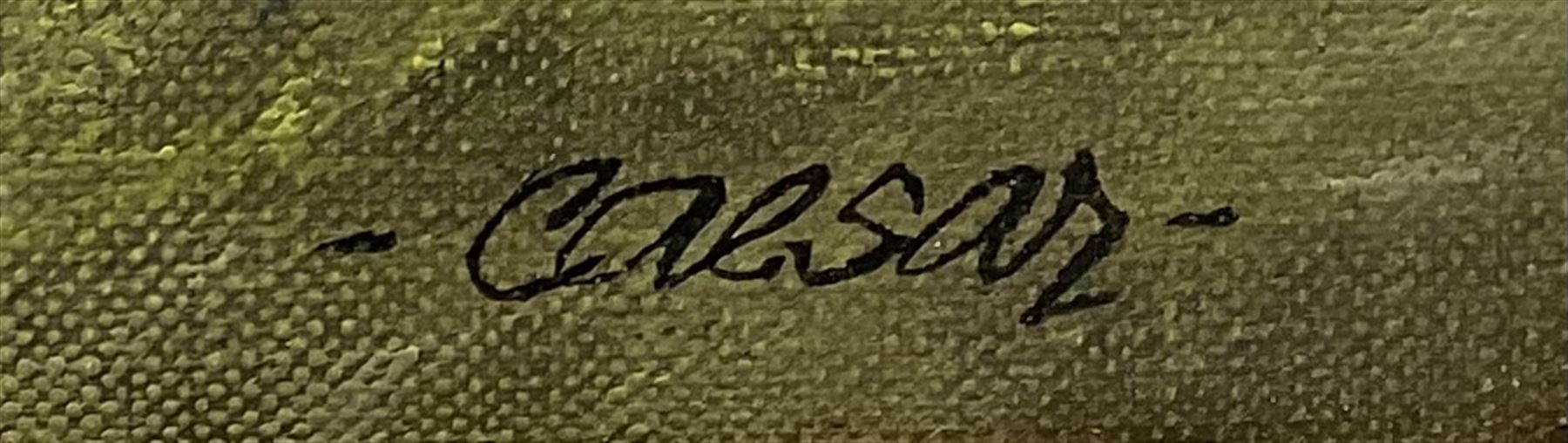 John Caesar Smith (British 1930-): Wooded Landscape with Geese in Flight, oil on canvas signed 29cm x 39cm