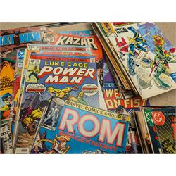Collection of 1980s and later Marvel and DC comics