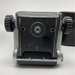Mamiyaflex C3 TLR camera body, serial no. 2399634, with 'Mamiya Sekor 1:4.5 f=18cm' lens, serial no. 690864 and 736076