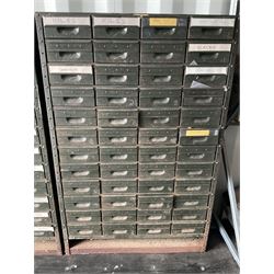 Pair of metal tool storage cabinets with tools - THIS LOT IS TO BE COLLECTED BY APPOINTMENT FROM DUGGLEBY STORAGE, GREAT HILL, EASTFIELD, SCARBOROUGH, YO11 3TX