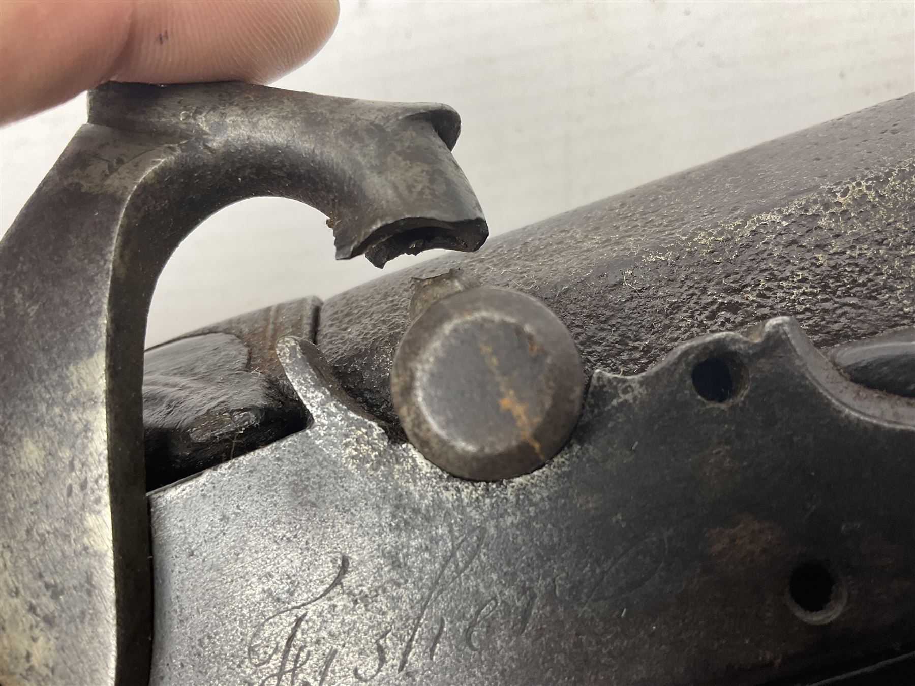 Early 19th century 20-bore flintlock converted to percussion fowling piece by Fisher, the 96.5cm(38
