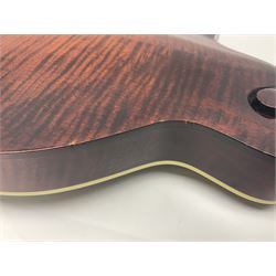 Eastman eight-string mandolin model MD514 2007 serial no.UK023 L68cm; in Hiscox hard carrying case