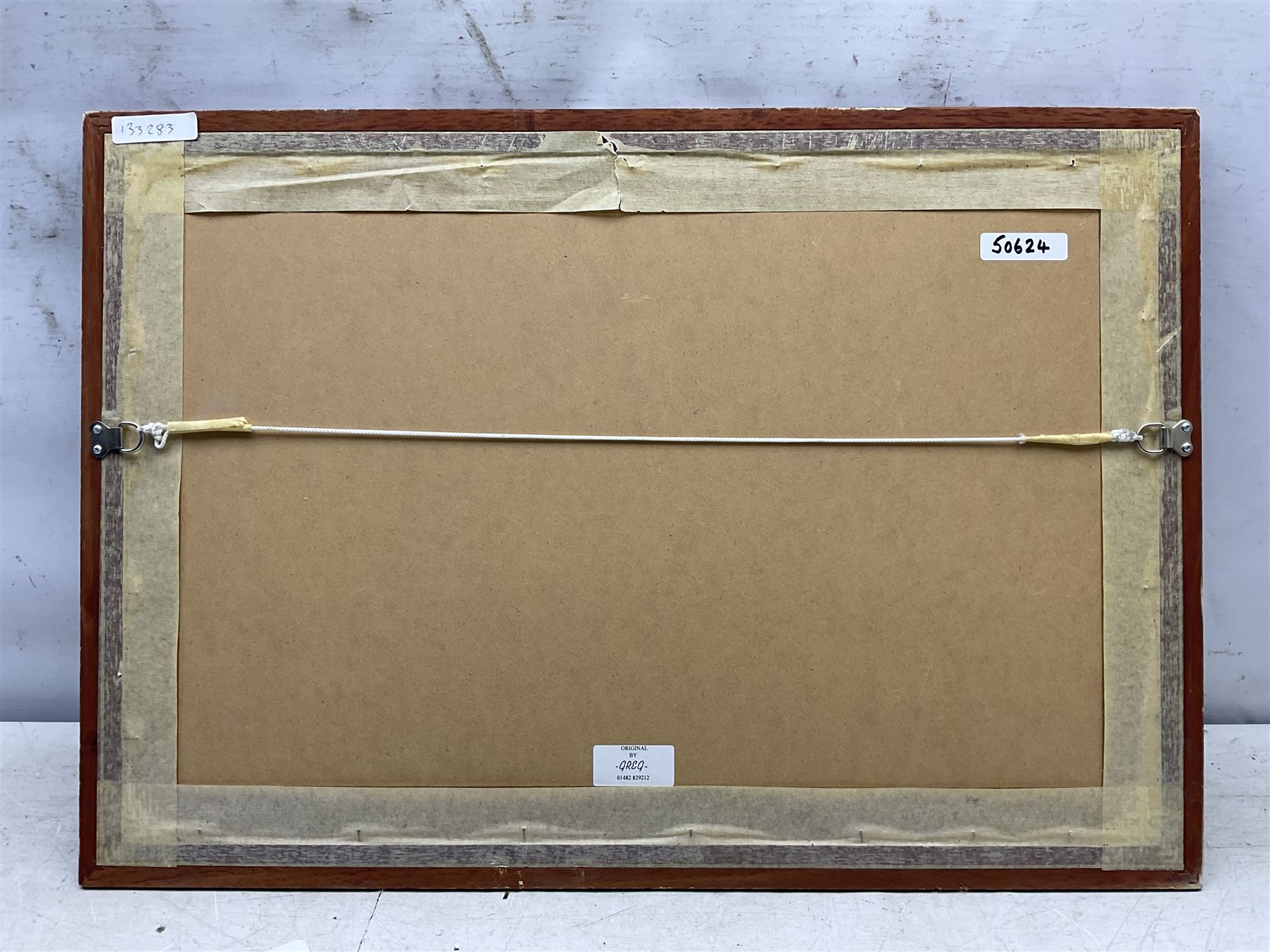 Greg (British 20th Century): Thornella in the Harbour, watercolour signed and dated 1998, 32cm x 52cm 