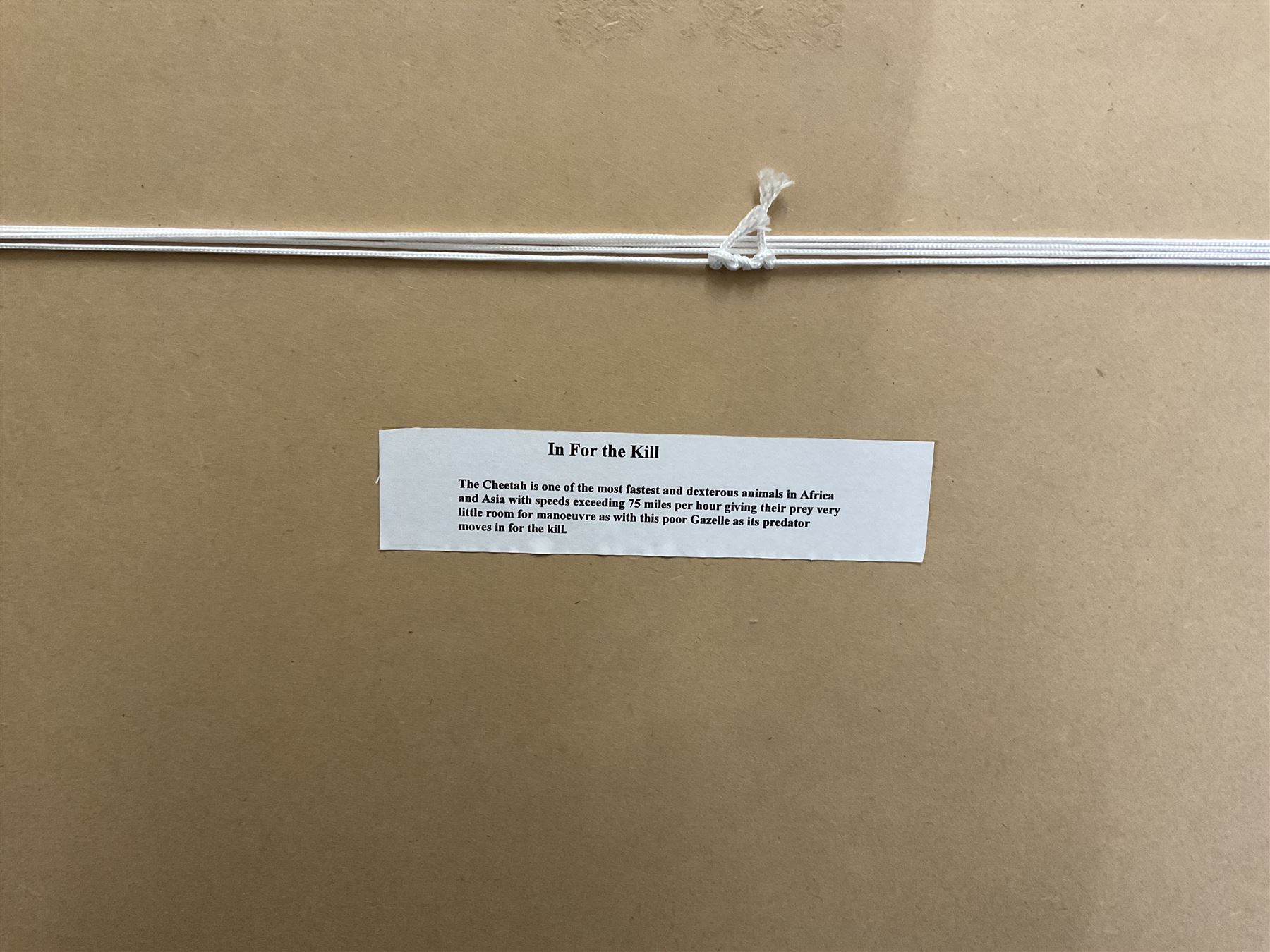 James Lishman (British 1931-2024): 'In for the Kill', oil on board signed, titled verso 60cm x 88cm 